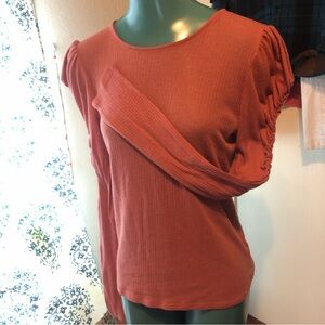 Express bubble sleeve sweater, size large